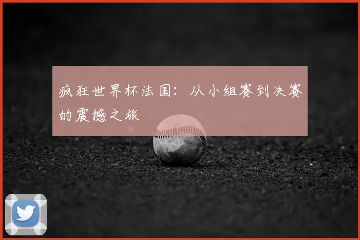 疯狂世界杯法国：从小组赛到决赛的震撼之旅