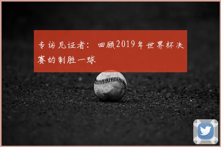 专访见证者:回顾2019年世界杯决赛的制胜一球